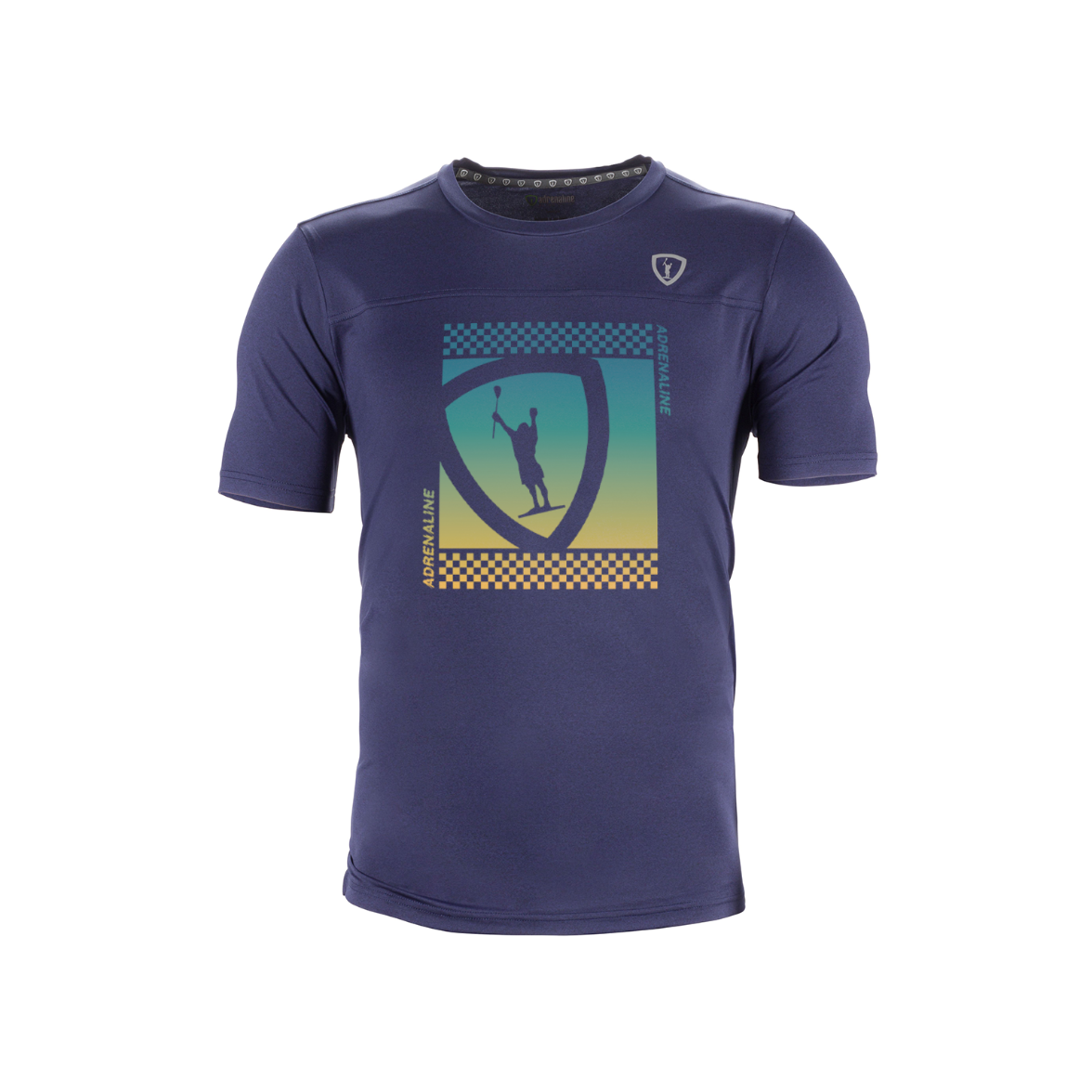 Adrenaline Lacrosse Flex Technical Shooter Shirt - Shield Checks