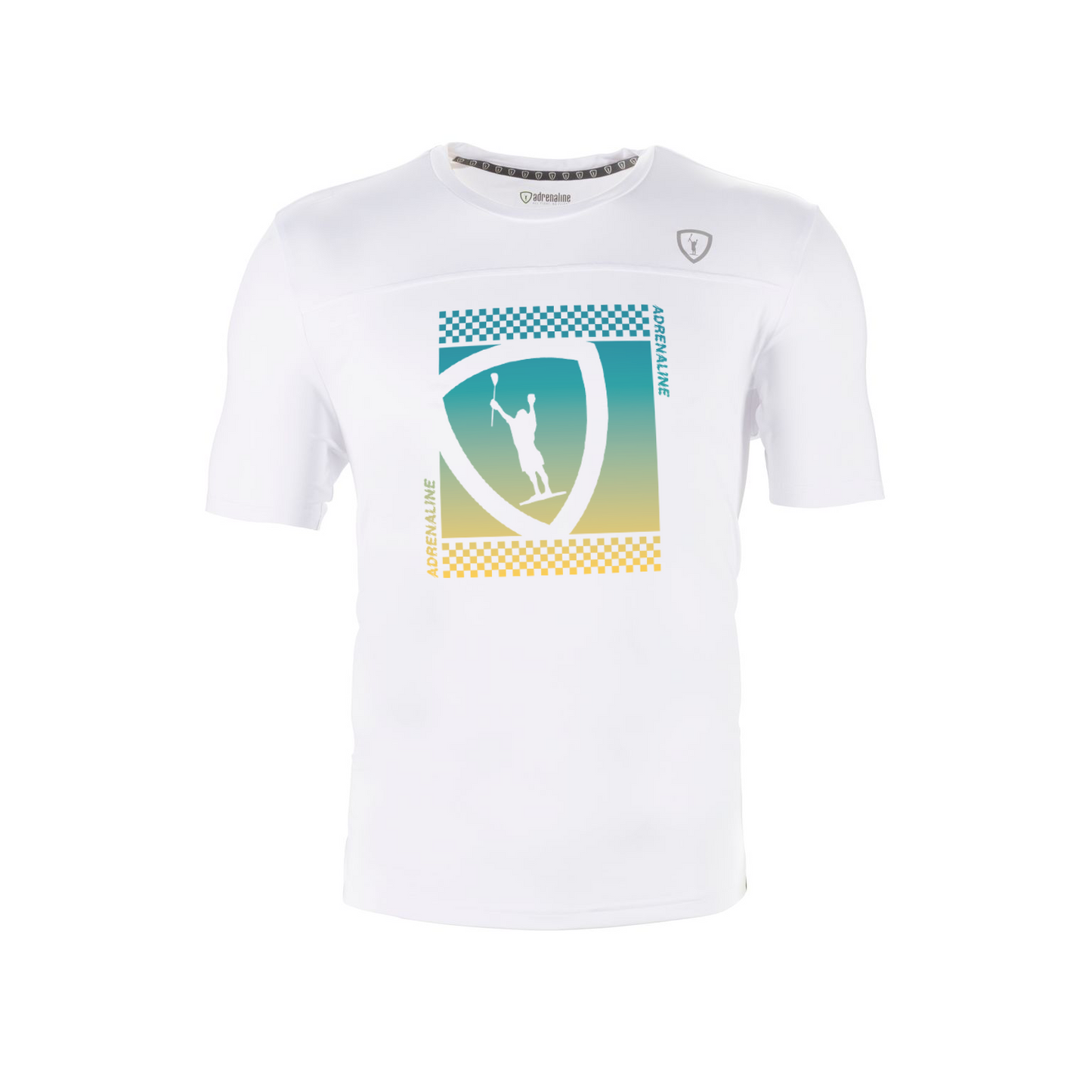 Adrenaline Lacrosse Flex Technical Shooter Shirt - Shield Checks