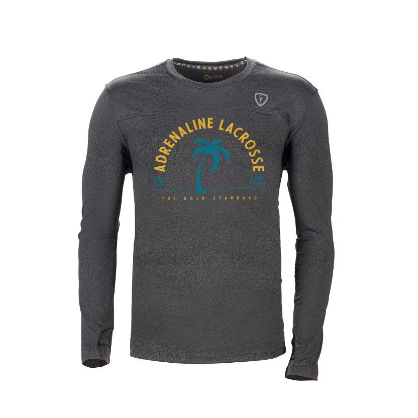 Adrenaline Lacrosse LS Flex Technical Shooter Shirt - Gold Standard