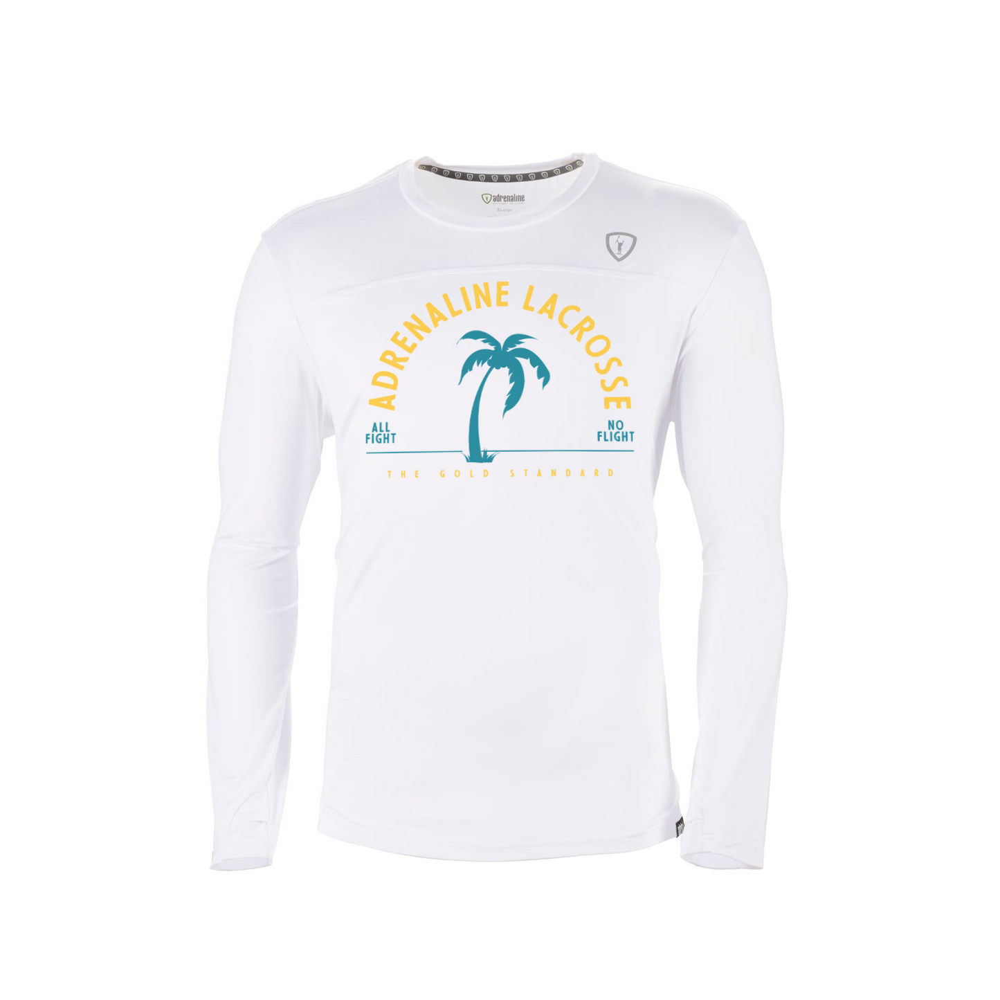 Adrenaline Lacrosse LS Flex Technical Shooter Shirt - Gold Standard