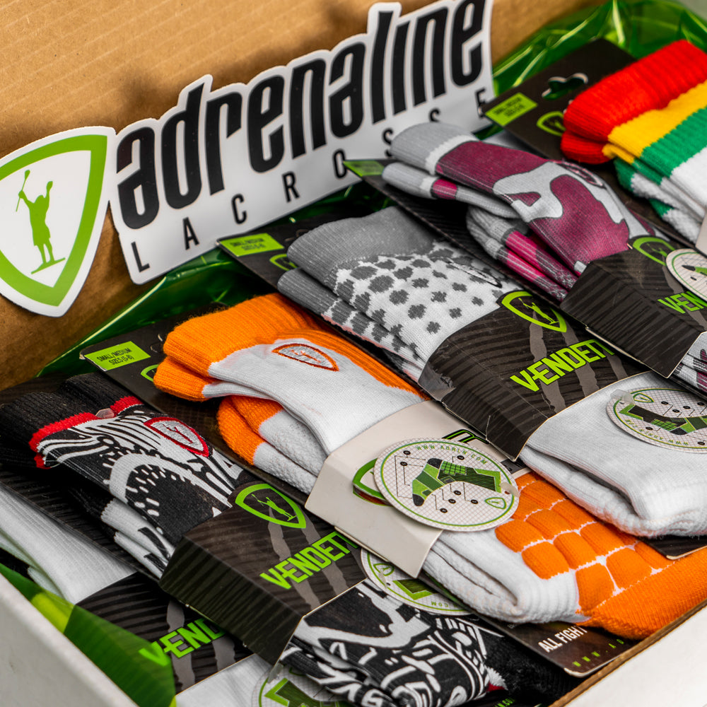 Adrenaline Lacrosse Socks - Mystery 6-Pack