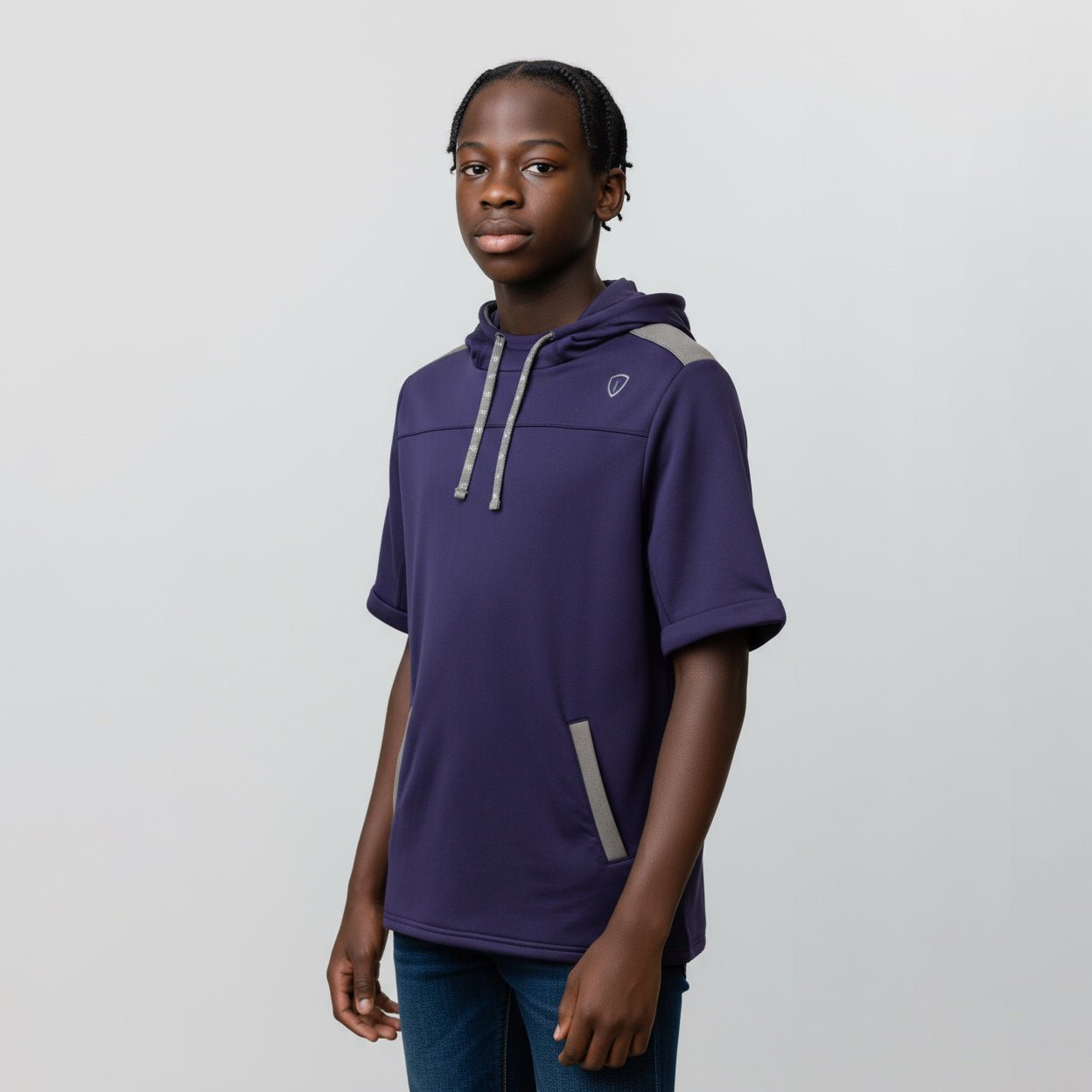 Adrenaline 2421 Pullover Short Sleeve Lacrosse Hoodie