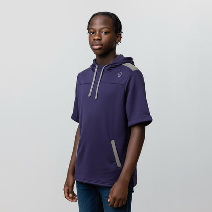 Adrenaline 2421 Pullover Short Sleeve Lacrosse Hoodie