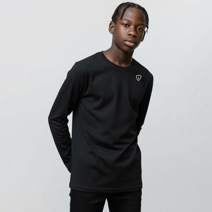 Adrenaline Anytime Performance Youth Long Sleeve Lacrosse Tee Shirt