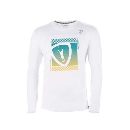 Adrenaline Lacrosse LS Flex Technical Shooter Shirt - Shield Checks