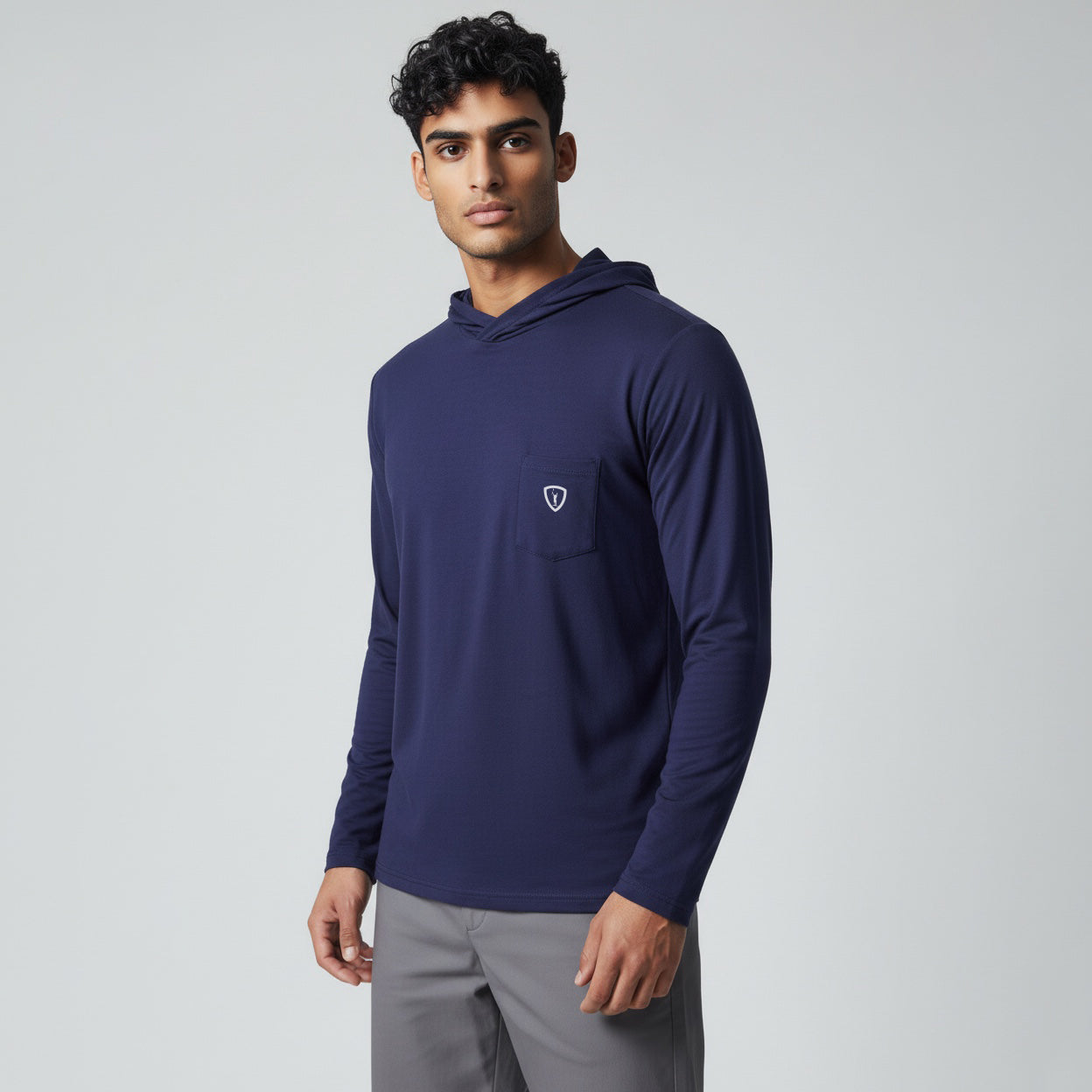 Adrenaline Anytime Hooded Long Sleeve Lacrosse Tee Shirt