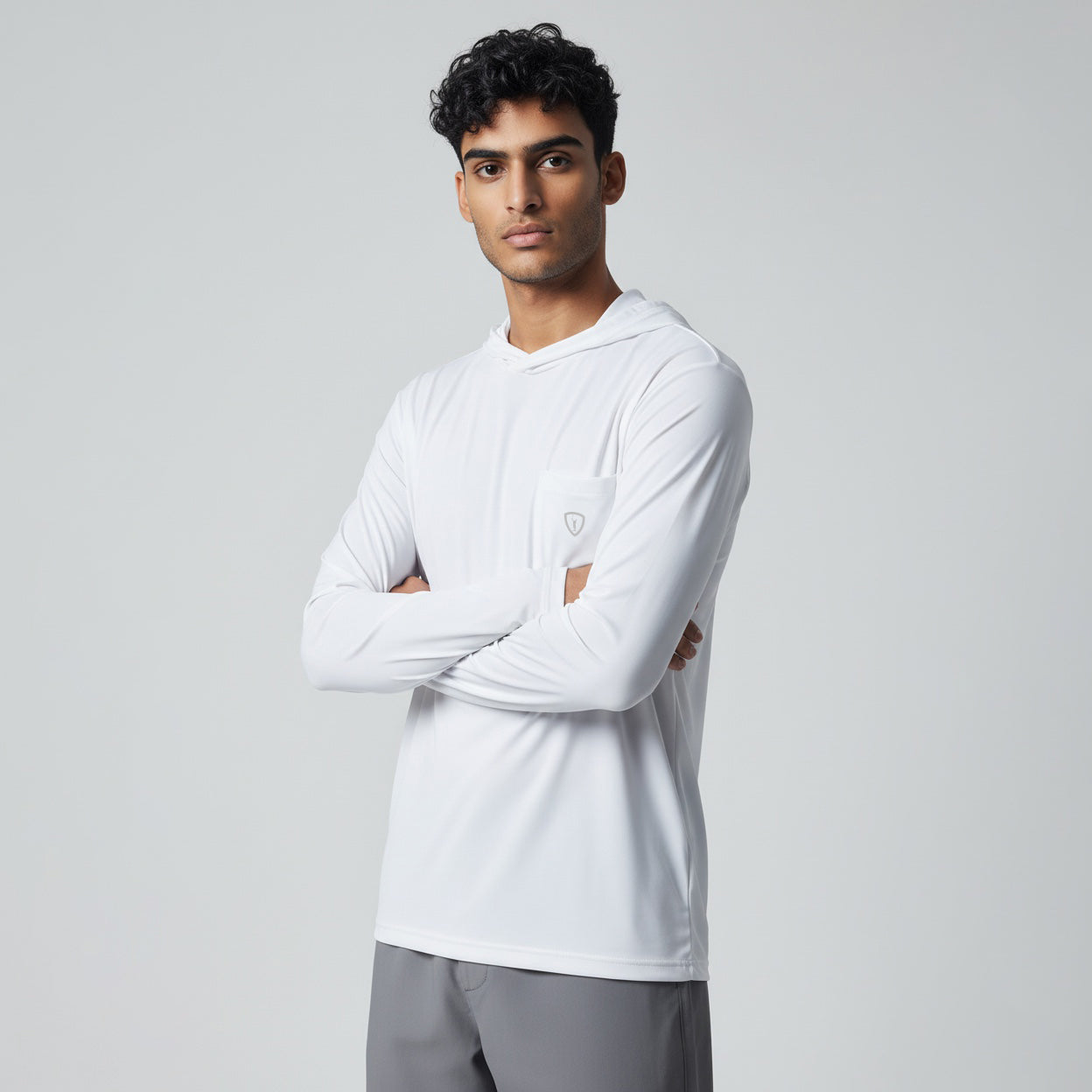 Adrenaline Anytime Hooded Long Sleeve Lacrosse Tee Shirt