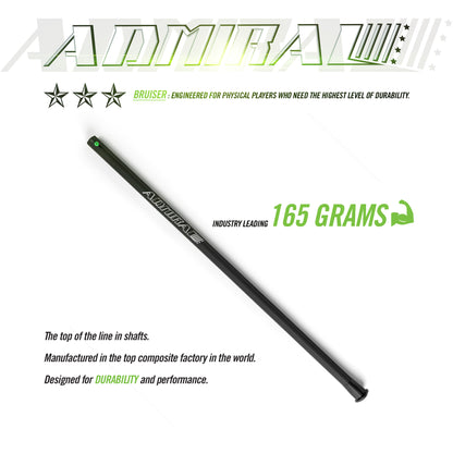 Adrenaline Admiral 30" Carbon Fiber Lacrosse Shaft