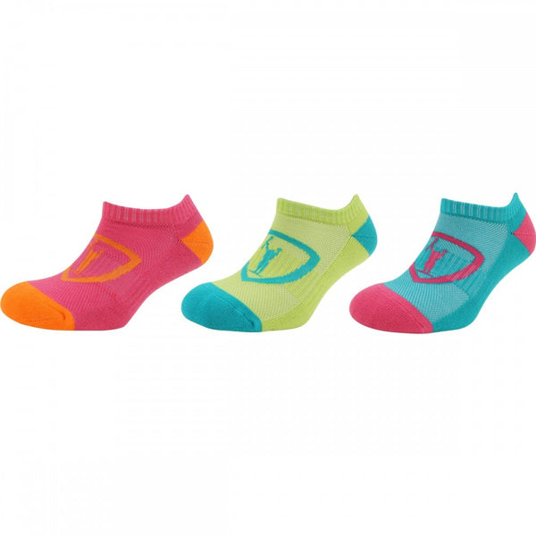 Adrenaline 3-Pack Data No-Show Meshtop Lacrosse Socks