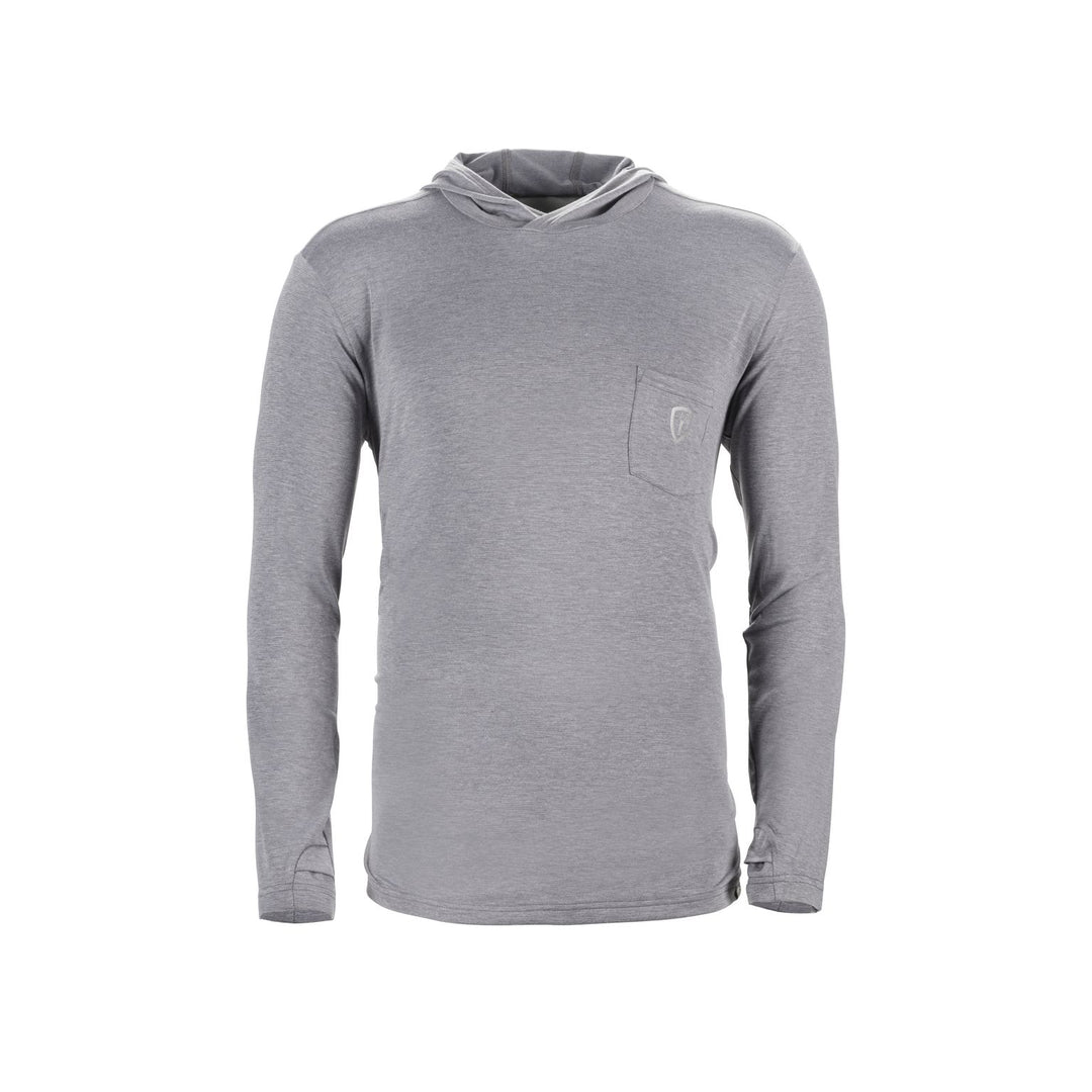 Mens hooded t shirt long sleeve best sale